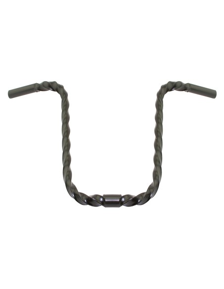 U Square Twisted Handlebar 13 25.4mm Black.